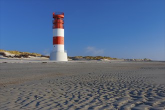 Lighthouse on Düne Island, Helgoland, Germany, Europe