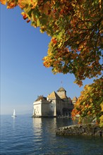 Chillon Castle, Lake Geneva, Switzerland, Europe