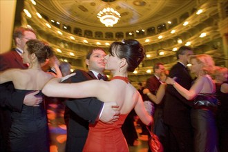 Semperoper Ball in Dresden For the Opera Ball in Dresden, the auditorium and stage of the