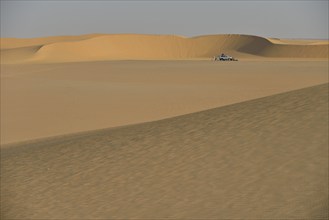 Dunes in the Nubian Desert in Dongola, Northern State, Nubia, Sudan, Africa