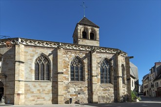 Montlucon. Church Notre Dame of the 15th century. Allier department. Auvergne Rhone Alpes. France