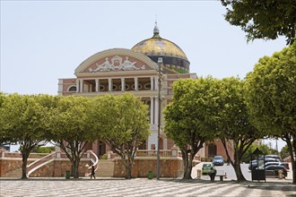 Teatro Amazonas, opera house on Praça São Sebastião square, Manaus, Amazonas state, Brazil, South