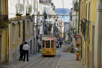 Elevador da Bica funicular, Bica, Lisbon, Portugal, Europe