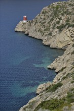 Lighthouse of Sa Creueta, Parque Nacional de Cabrera, Cabrera National Park, Cabrera Archipelago,