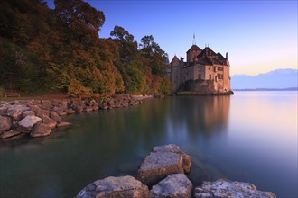 Chateau de Chillon, Lake Geneva, Switzerland, Europe