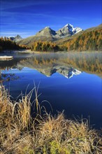 Lej da Staz, Upper Engadine, Grisons, Switzerland, Europe