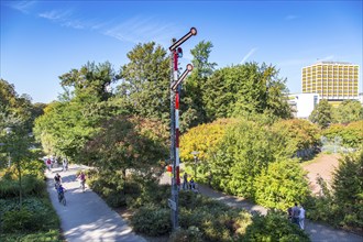 Grugatrasse, former railway line, now a cycle and footpath from Essen-Steele via Essen-Rüttenscheid