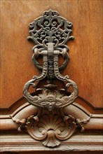 Door knocker, Paris, France, Europe