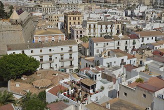 Old Town houses, Eivissa, Ibiza Town, Ibiza, Balearic Islands, Spain, Europe