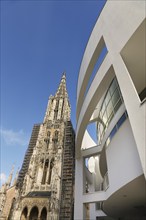 Ulm Cathedral, west tower, Cathedral of Our Lady in Ulm, Gothic architectural style, sacred