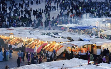 Morocco, Djemaa El Fna Square Marrakech, Africa