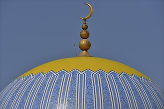 Dome of the Great Mosque of Taqah, Dhofar Region, Orient, Oman, Asia