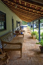 Veranda in a farm, Serra da Canastra, Sao Roque das Minas, Minas Gerais state, Brazil, South