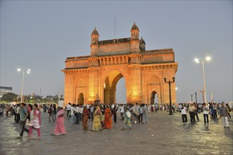 Gateway of India monument, landmark of Mumbai, Mumbai, Maharashtra, India, Asia