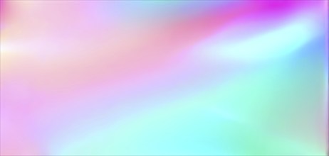 Iridescent neon background, Holographic Abstract soft pastel colors backdrop, AI generated