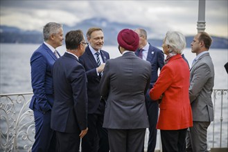 G7 Finance Ministers Meeting in Stresa. Christian Lindner (FDP), Federal Minister of Finance, (from