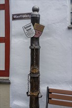 Medieval Schandbaum, Monreal, idyllic half-timbered village in the Elz valley, in the district of