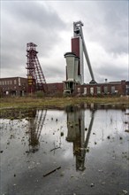 Shaft of the former Schlägel & Eisen coal mine, Shaft 3/4/7, Herten, North Rhine-Westphalia,