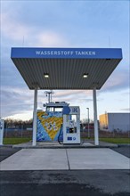 Hydrogen filling station, at the Hertern hydrogen competence centre, h2Herten, on the site of the