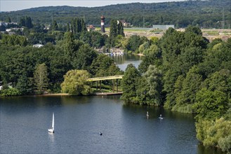 The Sechs-Seen-Platte, a local recreation area in the south of Duisburg, near the Wedau district, 6