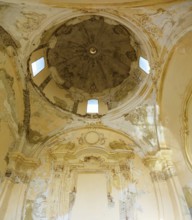 Ruins of the Church of Saint Francis of Assisi and Amantea Castle, Amantea, Tyrrhenian Sea,