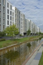 Bahnstadt, urban development project, passive house housing estate, Heidelberg, Kurpfalz,