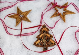 Pretty decoration for Christmas. Symbolic photo for a contemplative and peaceful Christmas. Austria