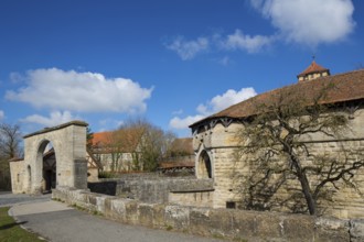 Spitalbastion or Spitalbastei, Rothenburg ob der Tauber, district of Ansbach, Middle Franconia,