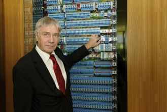 Konrad Zuse's son Horst at the Hessian State Representation in Berlin