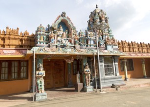 Hindu temple in town of Haputale, Badulla District, Uva Province, Sri Lanka, Asia