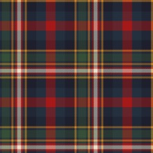 Plaid fabric tartan vector seamless pattern