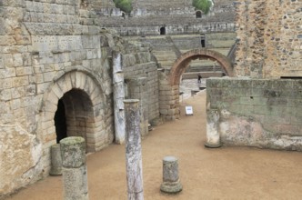 Teatro Romano, Roman Amphitheatre, Merida, Extremadura, Spain, Europe