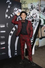 Marc Weinmann at the opening of the Tim Burton exhibition in the Radsetzerei on the RAW site in