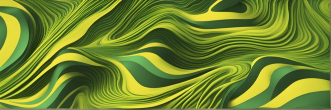 Seamless abstract pattern of vector fluid curved lines creating a dynamic ripple effect in vibrant