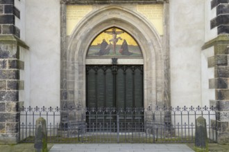 All Saint Church or Castle Church, Theses door where Martin Luther posted in Latin his 95 theses,