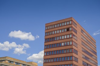 New building, Headquarters, Rosa Luxemburg Foundation, Straße der Pariser Kommune, Friedrichshain,