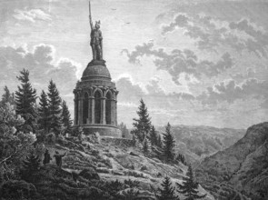 The Hermann, monument on the Treutberg, Germany, The Hermann monument is a colossal statue near