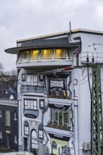 The Deutsche Bahn AG signal box in Mülheim-Styrum, controls train traffic on one of the busiest