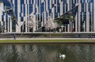 Kö-Bogen building, shops, restaurants and offices, am Hofgarten, Düsseldorf, Germany, Europe