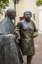 Monument to Pedro Claver, Cartagena, Colombia, South America