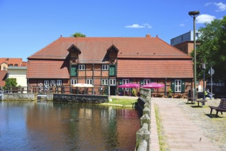 Europe, Germany, Mecklenburg-Western Pomerania, Teterow, old town mill, built around 1800,