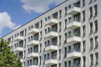 New build, residential building, Mühlenstraße, Mediaspree, Friedrichshain,