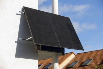 Small balcony power station on a detached house