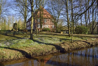 Europe, Germany, Lower Saxony, Harburg district, Moisburg, Hamburg metropolitan region, Amtshaus an