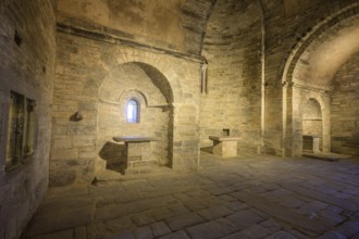 Chancel, Prieuré de Serrabone, Boule-d'Amont, Département Pyrénées-Oriental, France, Europe