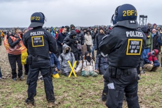 Violent clashes between thousands of demonstrators and the police, after a demonstration against