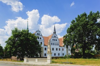 Doberlug Castle is a four-winged complex built in the Renaissance style in Doberlug-Kirchhain,