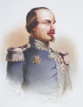 Francois Certain Canrobert, 1809, 1895, Marshal of France, Illustration from Gallery of Historical