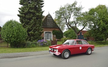 Europe, Germany, Lower Saxony, Lower Elbe Classics, classic car tour, Alfa Romeo 1750 GTV Bertone,