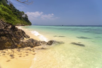 Dream beach Ao-niang on the island of Koh Kradan in the Andaman Sea, voted the most beautiful beach